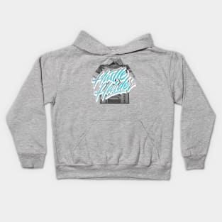 Hustle Harder Snowflake 90 Kids Hoodie